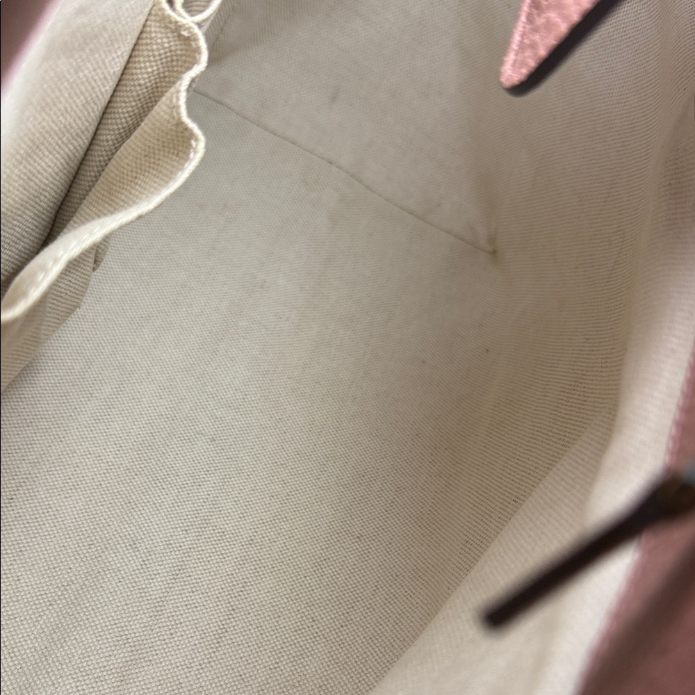 Gucci Pink Pebbled Leather Tote Bag Made in Italy Shoulder Bag - Picture 6 of 14
